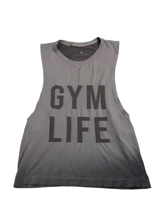 Spiritual Gangster Tops - Spiritual Gangster Gym Life Muscle Tee NWOT | Small • Gray • Sleeveless Tank